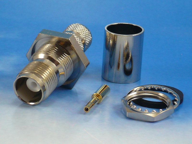 TNC female Bulkhead for Ecoflex10 LMR400