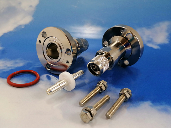 EIA 7/8 flange / N male adaptor 5GHz
incl. couplings adaptor, bolts,  O-ring