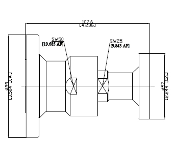 EIA 7/8 flange  / 1 5/8 flange adaptor
3GHz
incl. couplings adaptor, bolts,  O-ring