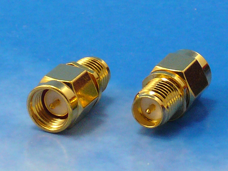 RPSMA female / SMA male adaptor