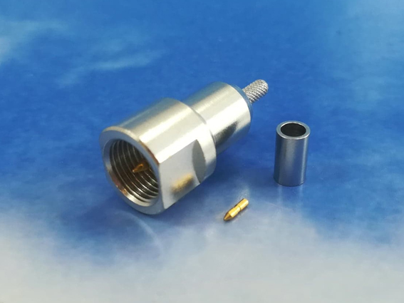 FME male crimp for RG316/RG174