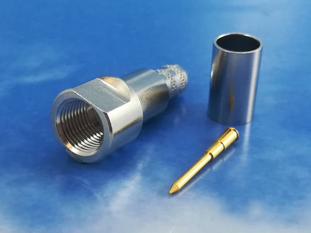 FME male crimp for LMR240, H155