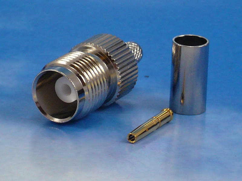 TNC female crimp for RG58/LMR195