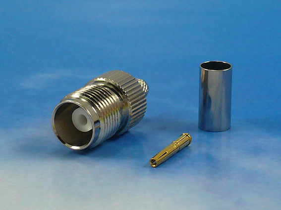 TNC female crimp for RG223