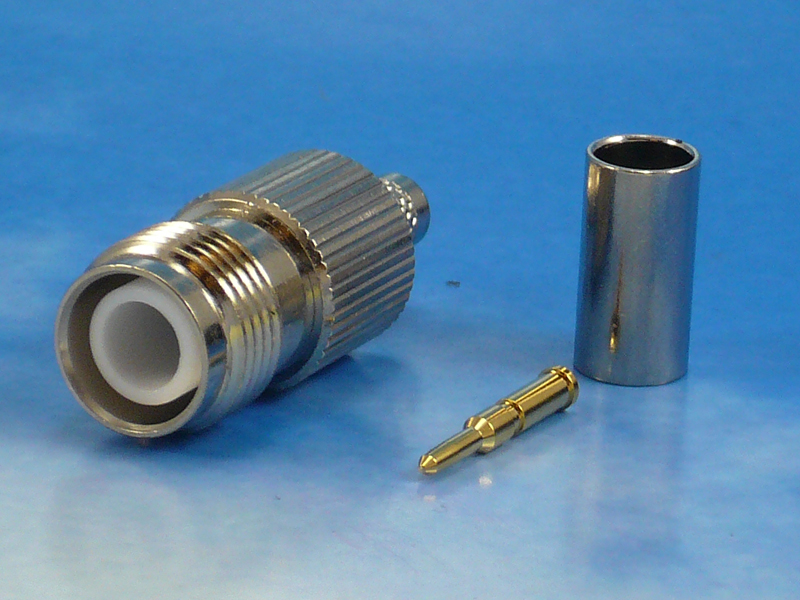 RPTNC female crimp for RG58