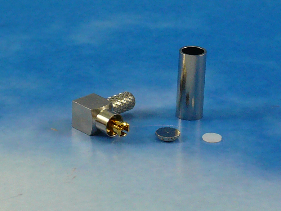 MC connector crimp for RG316