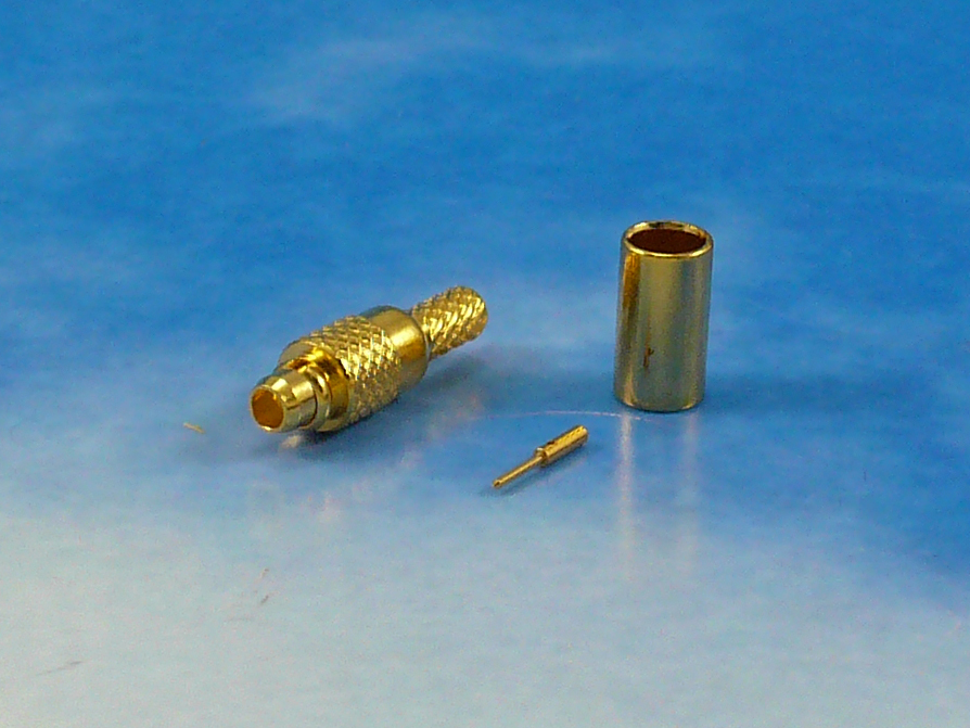 MMCX male crimp for RG316