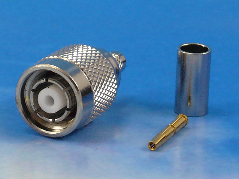 RPTNC male crimp for LMR200