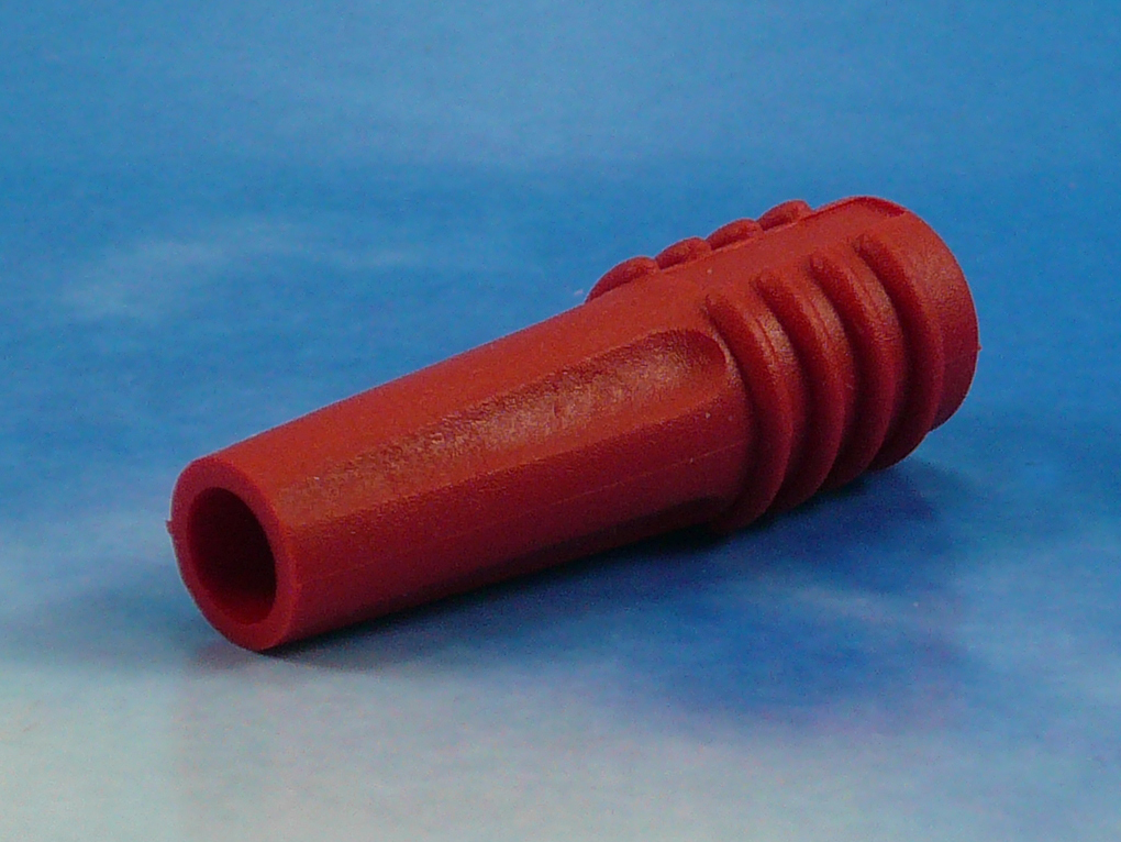 Boot for RG59 connectors Red