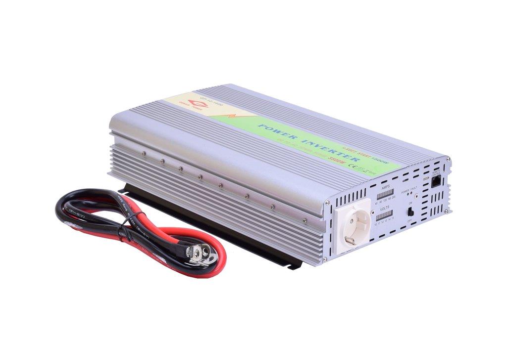 12V DC - 230V AC 1500W Genius Inverter
12V Modified Sinus Inverter 1500W
Converts 12V battery power to 230V