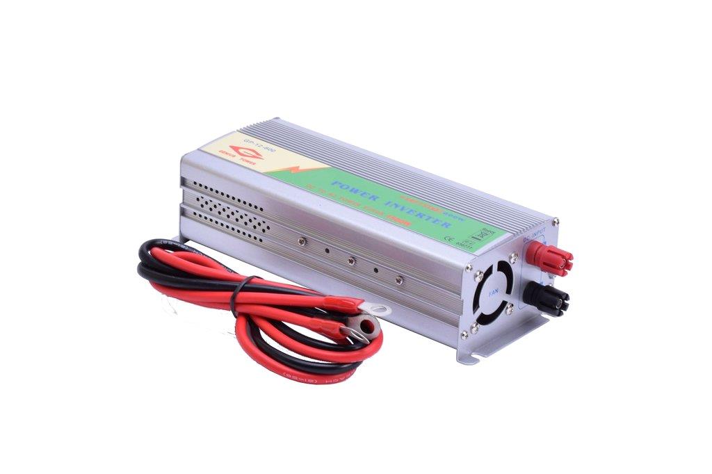 12V DC - 230V AC 600W Genius Inverter
12V Modified Sinus Inverter 600W
Converts 12V battery power to 230V