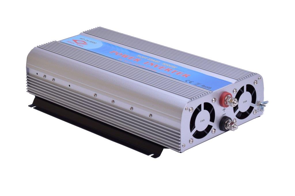 24V DC - 230V AC 3000W Genius Inverter
24V Modified Sinus Inverter 3000W
Converts 24V battery power to 230V