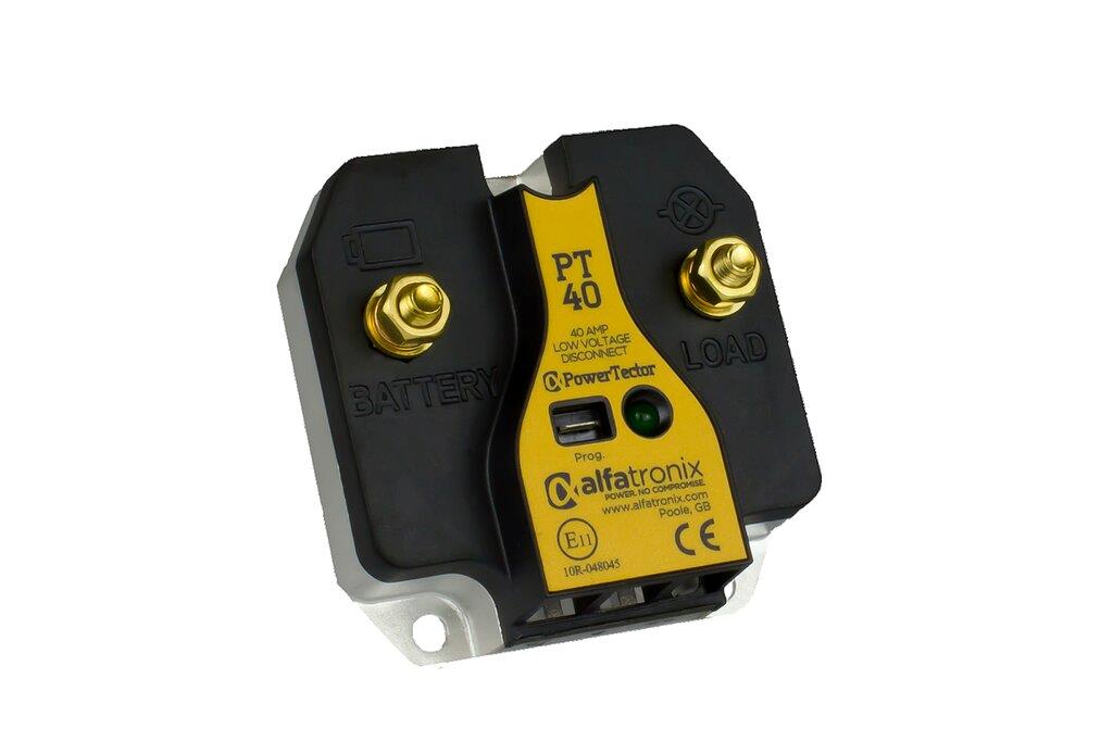 9Vdc-32Vdc 40Amp Alfatronix PowerTector
PowerTector Battery Guard 40 Ampere