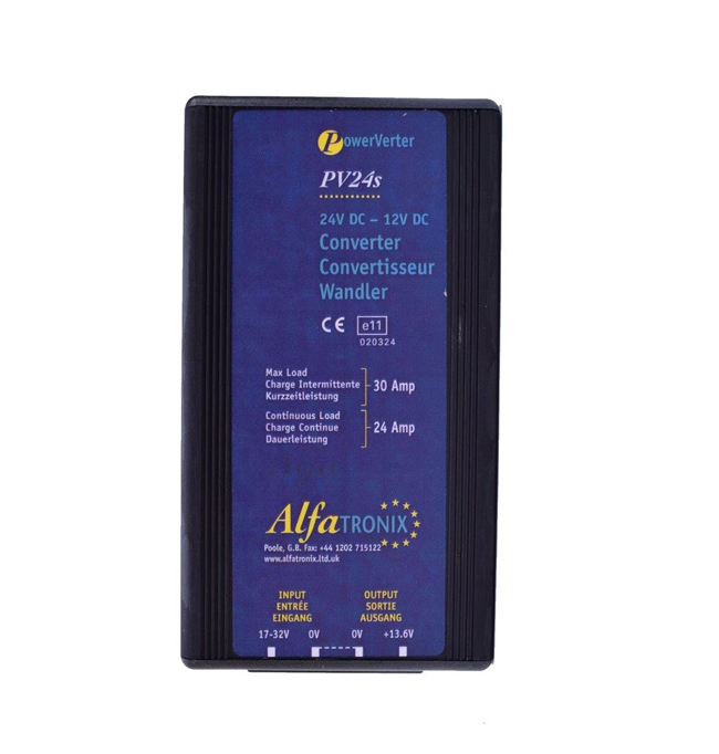 24Vdc-12Vdc 24Amp converter
Alfatronix switchmode converter
