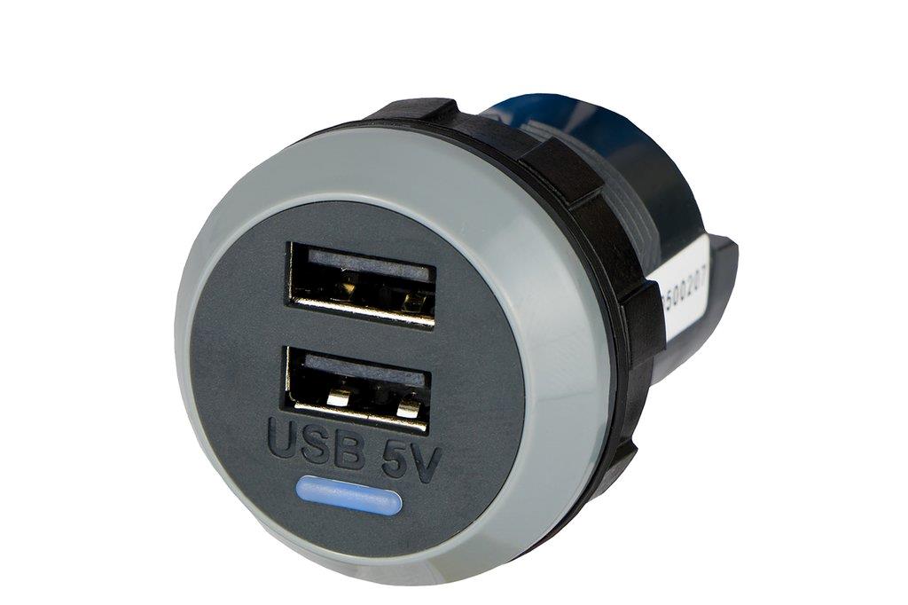 POWERVERTER Double Output USB Charger IP
USB charger 12/24-5V 3.0A double output