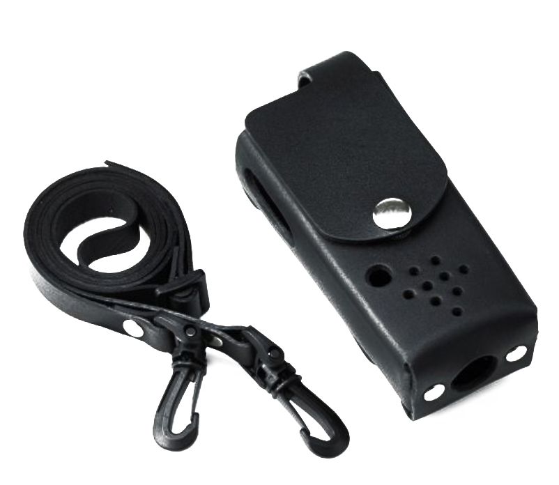 CLC753 Heavy duty leather case and strap
w/ belt loop-Entel HT radios w/display
