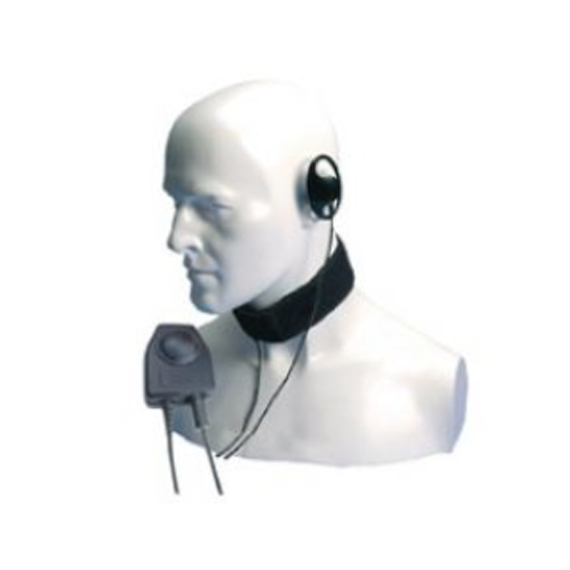 CXR16/DT9 Bone conductive throat microph
earpiece, c/w PTT-C/DT9
