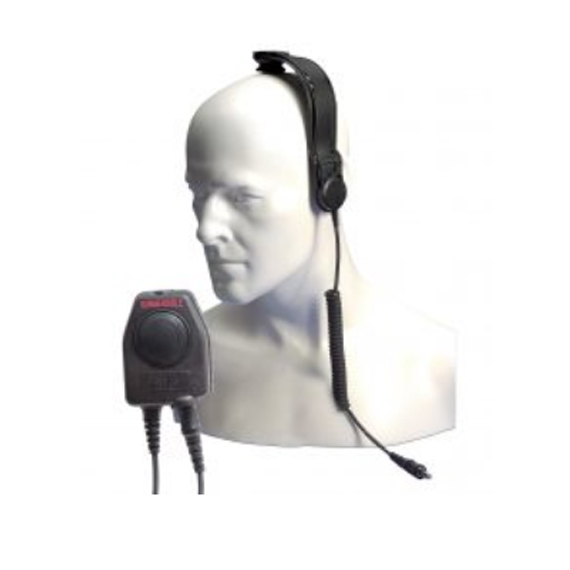CXR5/DT9 Bone conductive skull mic
with in-line PTT for the DTEx Series
hand portable radio