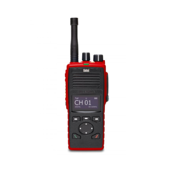 DT885FF MED, ATEX Fire Fighter Portable
ATEX II 2G Ex ib IIB T4 Gb
UHF 450 - 470MHz TX Power 2 Watt