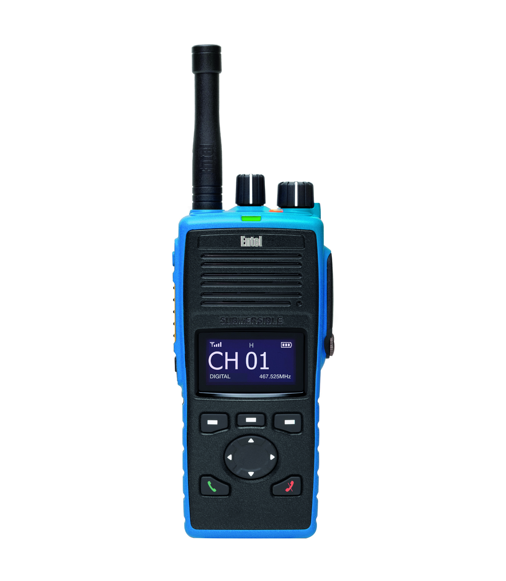 DT944 ATEX DMR VHF Analogue Portable
ATEX II 2G Ex ib IIC T4 Gb 1 watt
ATEX Marine Portable Radio w/Display