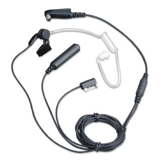 EAN18  3-wire Surveillance Earpiece
with Transparent Acoustic Tube(Black)
Hytera