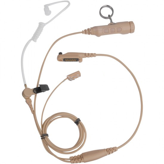 EAN19 3-wire Surveillance Dual-PTT
Earpiece with Transparent Acoustic Tube
Hytera
