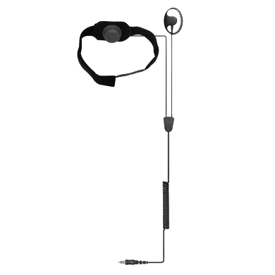 POA61-Ex ATEX HyteraThroat Microphone
Headset above PTT part