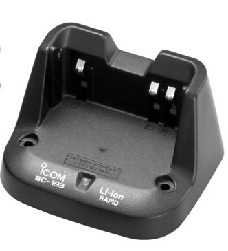 BC-193 ICOM  Rapid desktop charger
requires BC-123SE