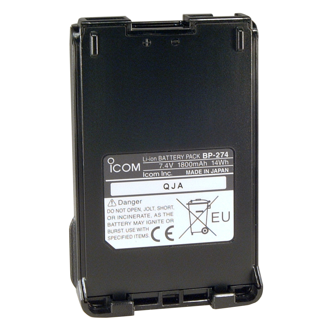 BP-274 Icom Li-Ion battery
for  IC-F51/61V. 7,4V, 1850MAh