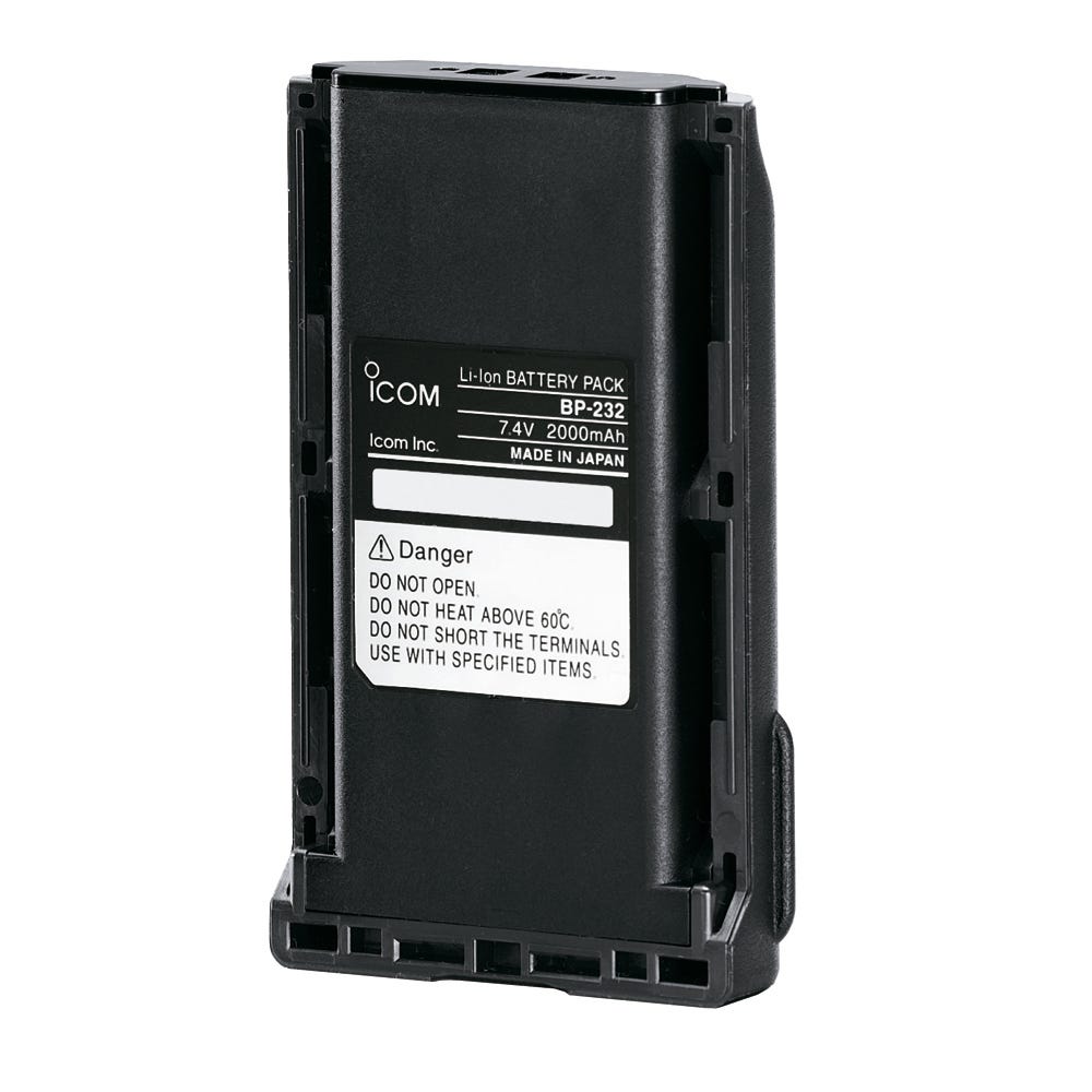BP-232WP Icom Li-Ion 7,4V/2300 mAh IP67