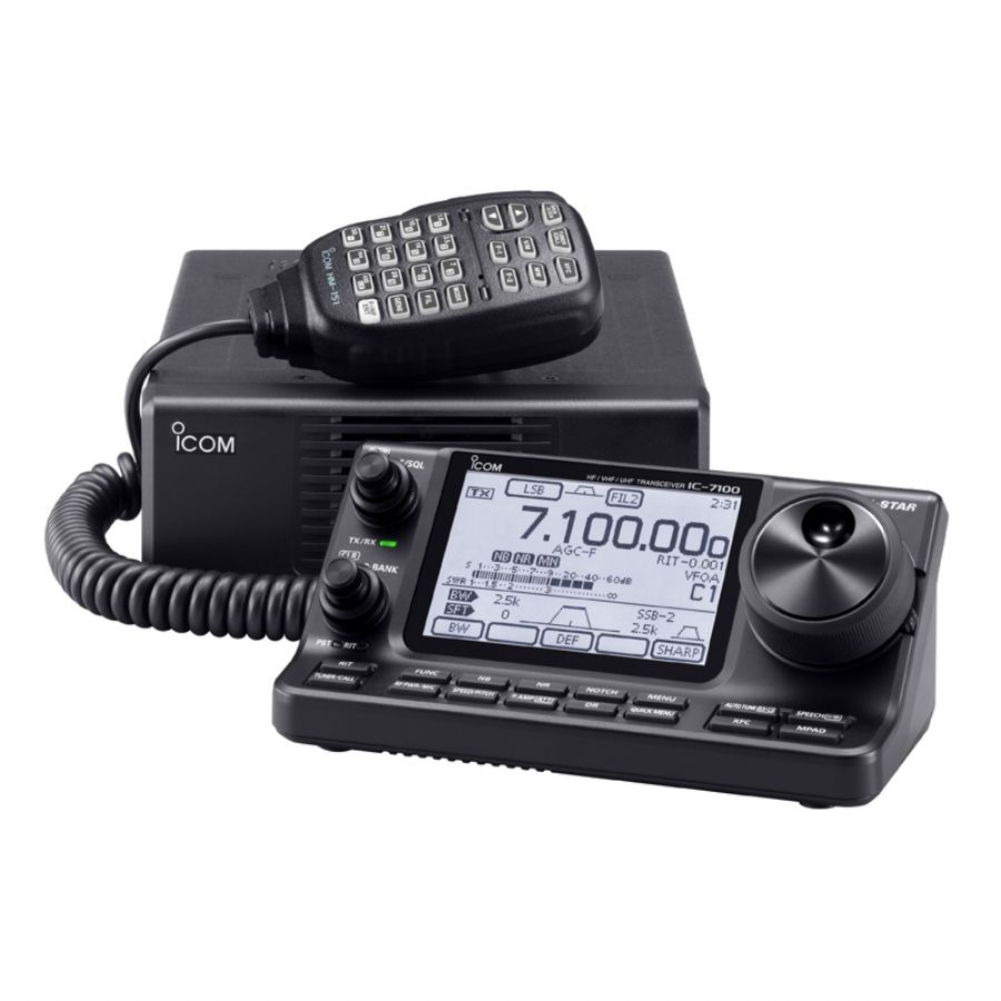 IC-7100 Icom HF/VHF/UHF TRANSCEIVER
Kører 4M