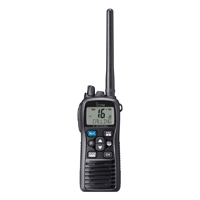 IC-M73EURO Professional Marine VHF Radio
Active Noise Cancelling & Voice Record.