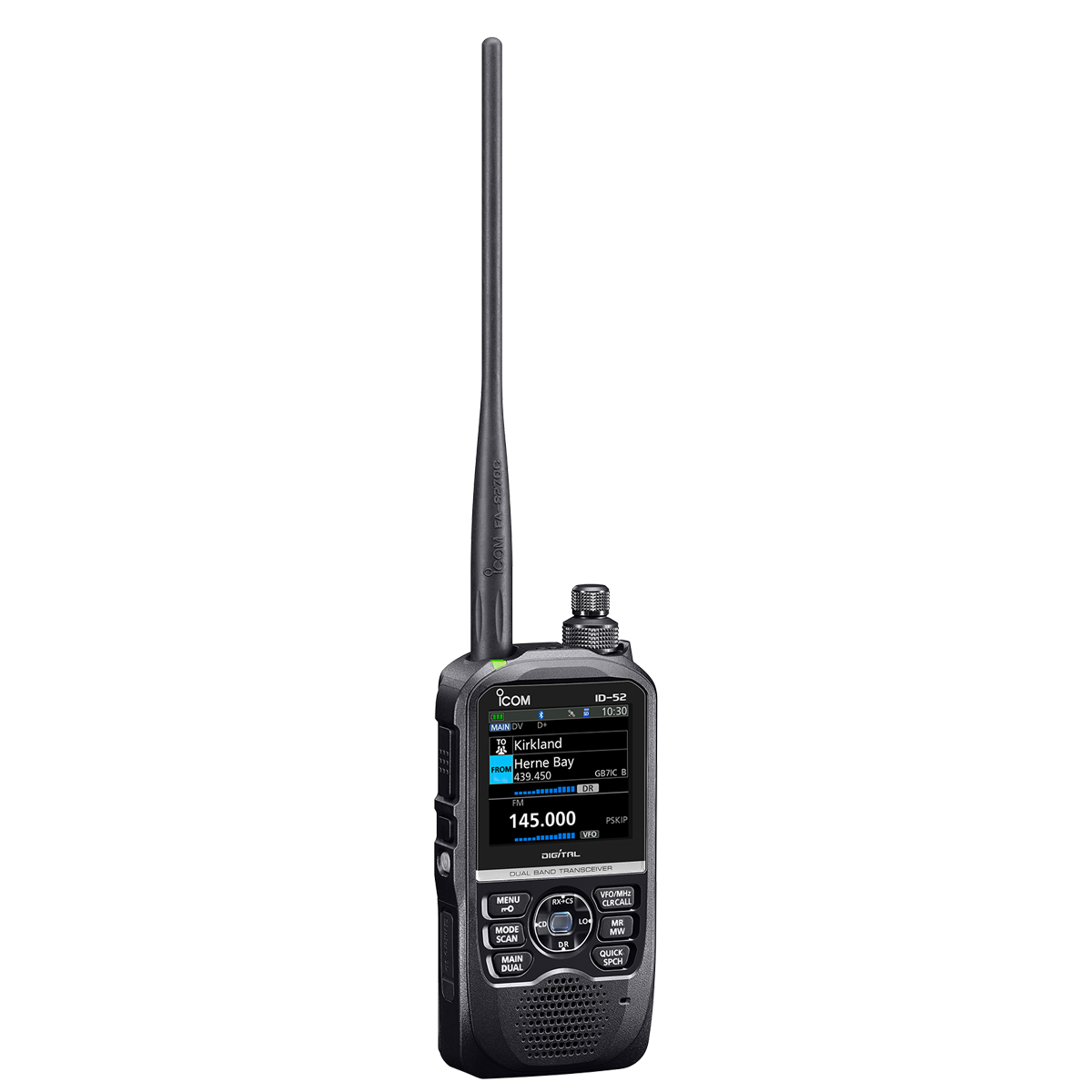 ID-52E Icom Dualband A
VHF/UHF Airband and FM Broadcast Receive
