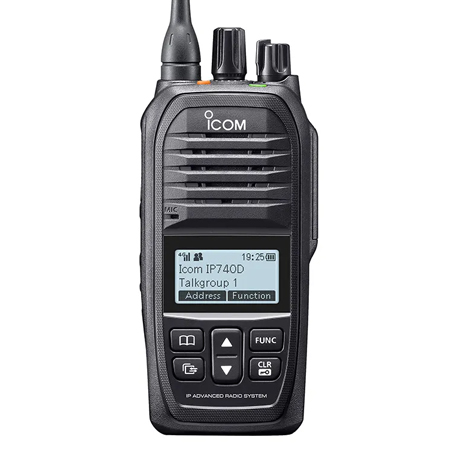 IP740DHybrid RadioIcom, UHF IDAS / LTE
incl.BP-303