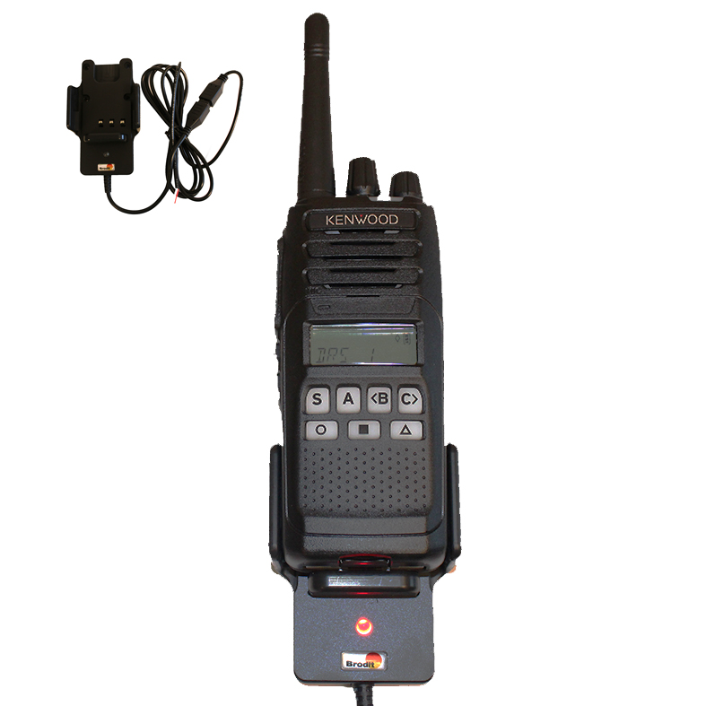 Kenwood Aktiv holder m/ fast 12 volt
BroditAktiv holder for fast installation
For Model NX1200/1300 -TK-D340-TK-3302