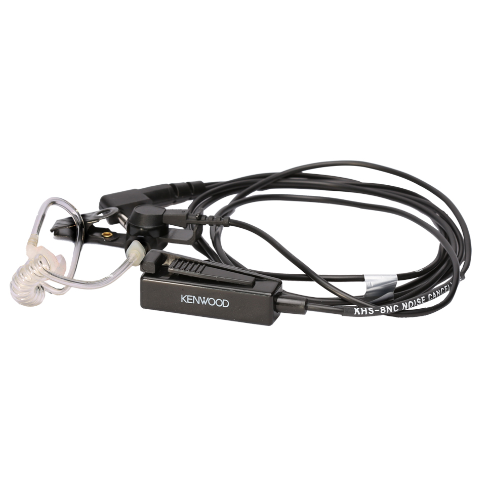 KHS-8NC Kenwood Two-wire Wire Palm
with Earpiece (Noise Cancelling)
