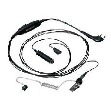 KHS-9BL Kenwood 3-wire Lapel Microphone
with Earpiece