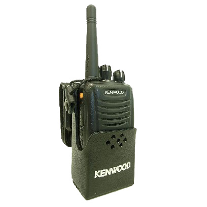 KLH-170PG Kenwood  Heavy Leather Case
with Swivel