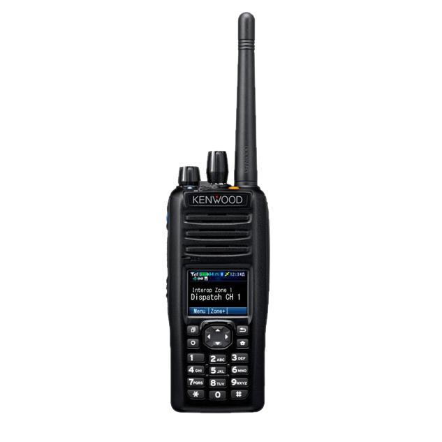 NX-5200E VHF Kenwood DMR Full keypad
incl. belt clip
Requires Antenna, Battery and Charger