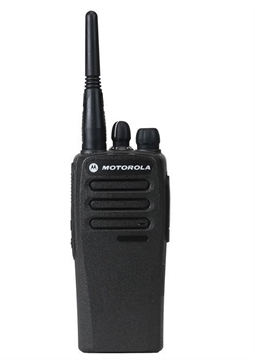DP1400 VHF - Motorola Digital handheld
incl. battery, antenna and belt clip
Charger not included. 136-174MHz