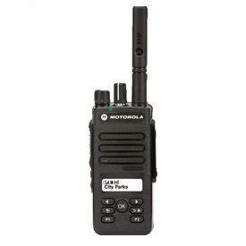 DP2600e VHF - Motorola Digital handheld
Radio Incl. battery, antenna, belt clip
Charger not included