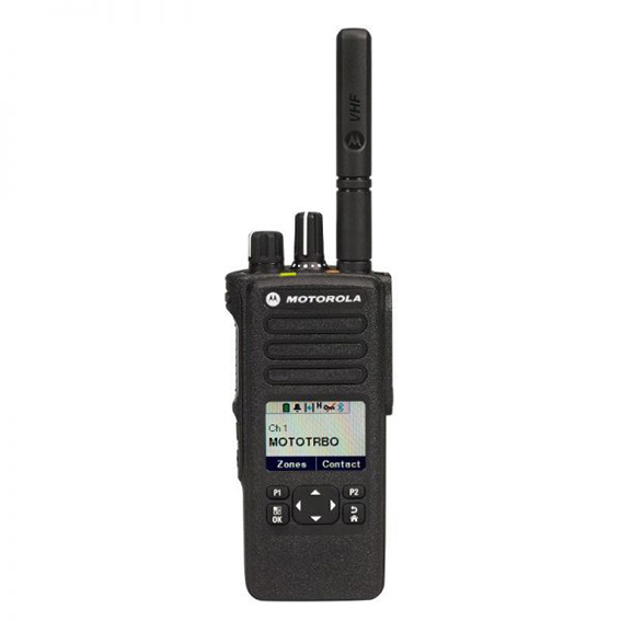 DP4601e UHF Digital Handheld
Radio incl. battery, antenna, belt clip.
Charger not included.