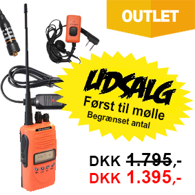 W-Com WH3 vandtæt Jagtradio
Førpris: 1795,-