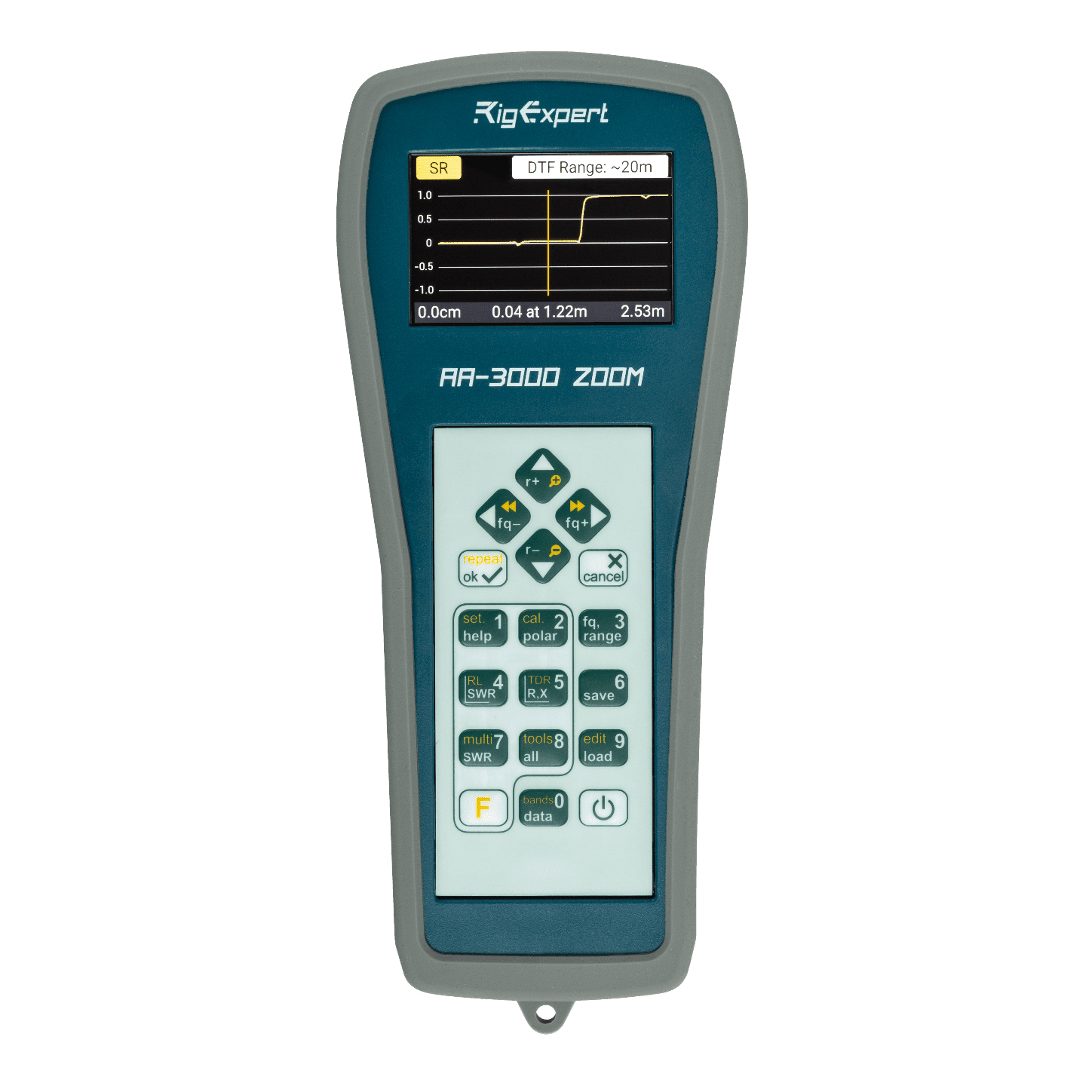 AA-3000-ZOOM RigExpert
SWR Antenna Analyzer
0.1 to 3000MHz Time Domain Reflectometer