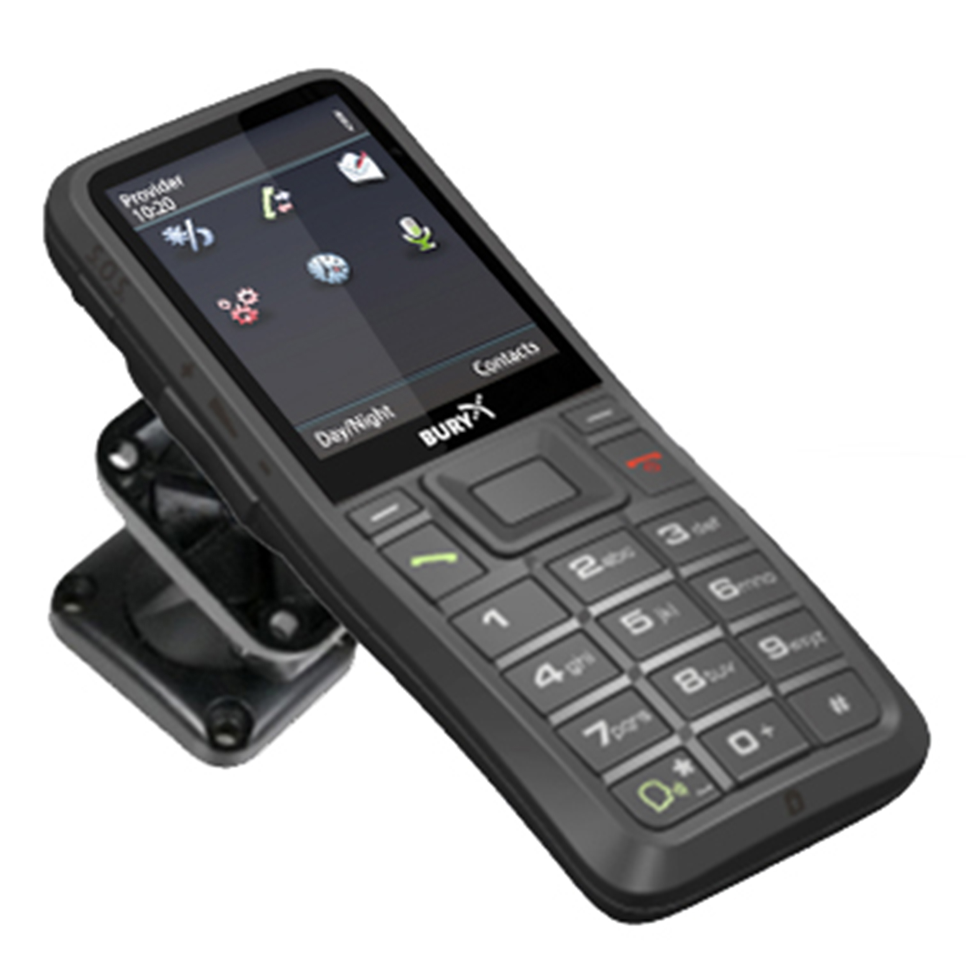 Bury Carphone fastmonteret tlf.