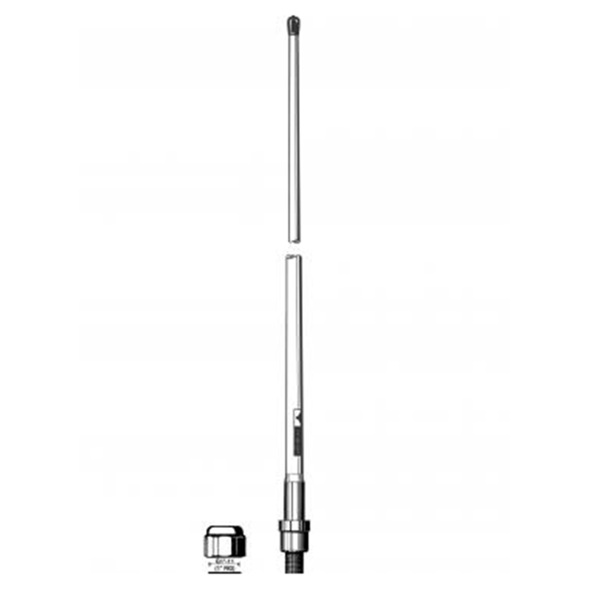 CXL 2-1/h-TNC 150Mhz/170Mhz