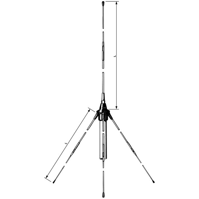 GP 27/42 mm PROCOM ANTENNE
27-45MHz