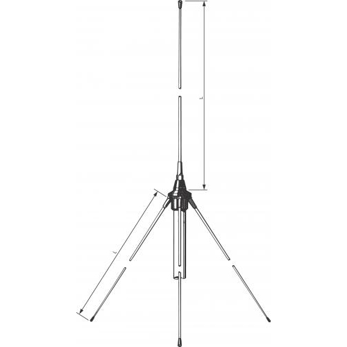GP 40 PROCOM ANTENNE
40-70MHz