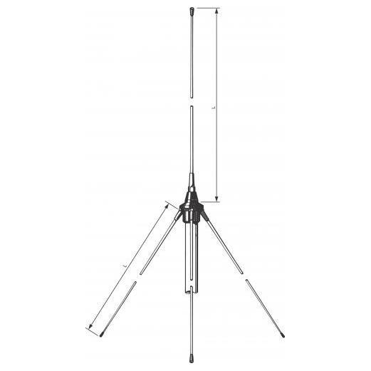 GP 80 PROCOM ANTENNE
66-88MHz