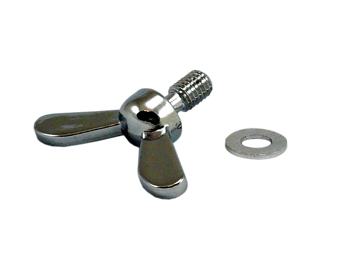 Wing screw - bright for mobile mount